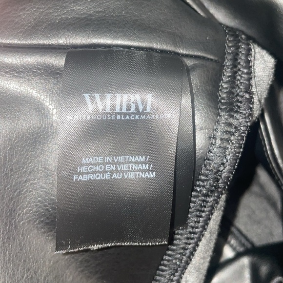 WHBM Vegan Leather Runway Legging Size 14 - Picture 12 of 12